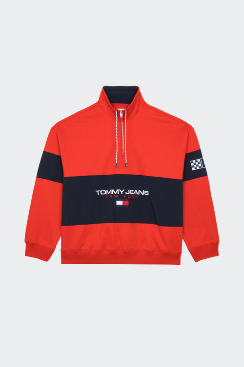 TOMMY JEANS Sweatshirt Rouge