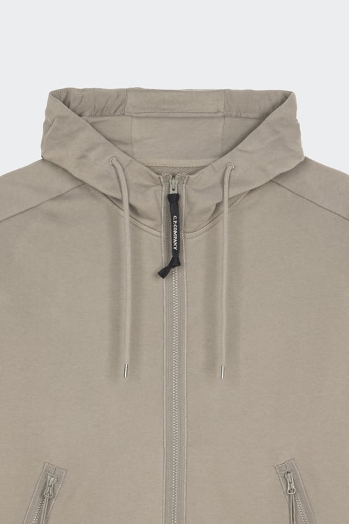 C.P. COMPANY Hoodie zippé Kaki