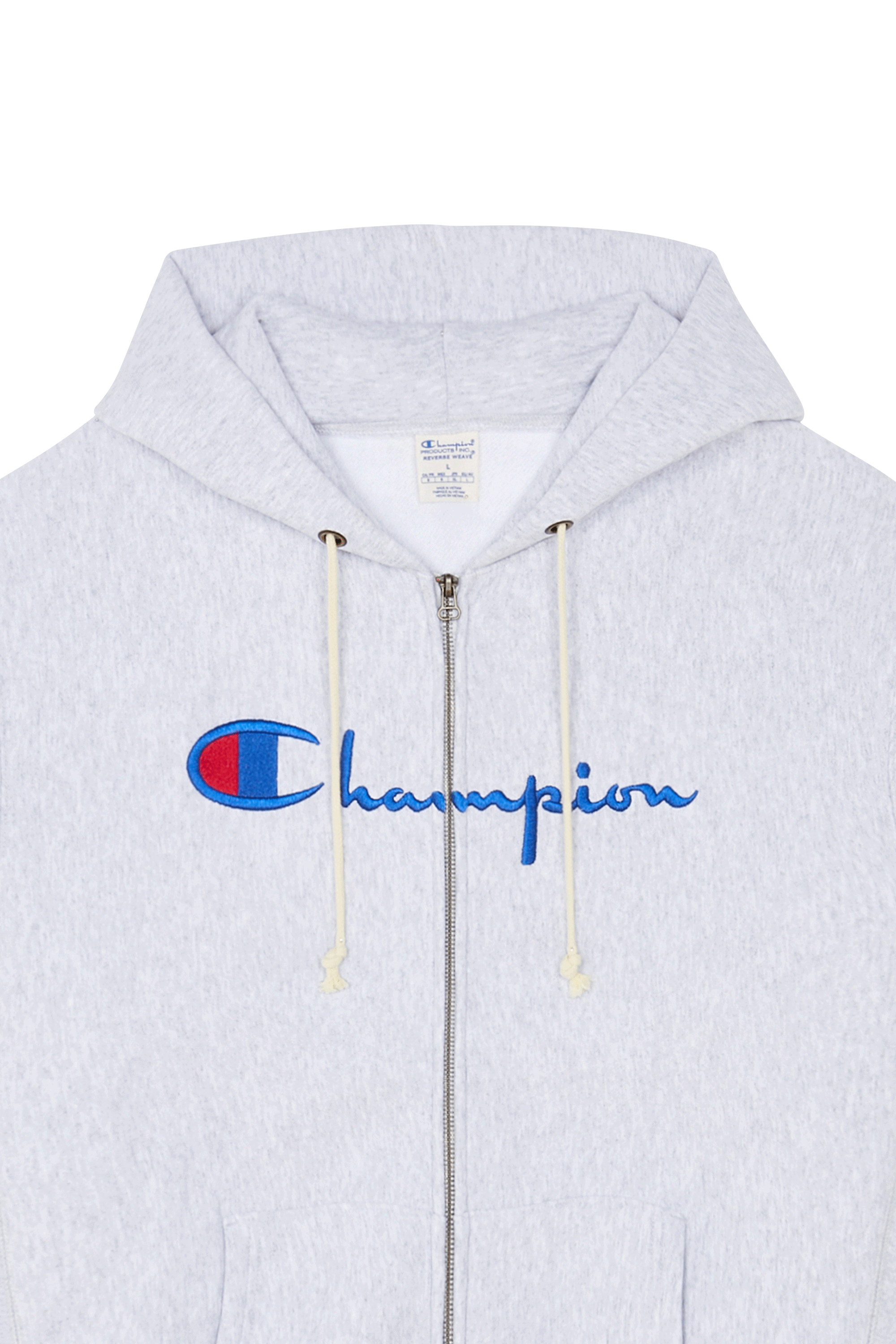 Hoodie zippé CHAMPION Gris