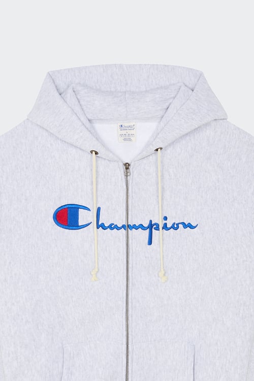 CHAMPION Hoodie zippé Gris