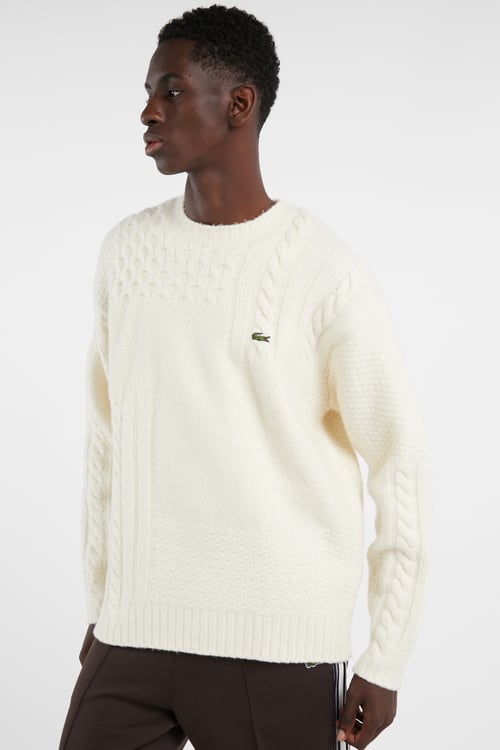 LACOSTE Pull Beige