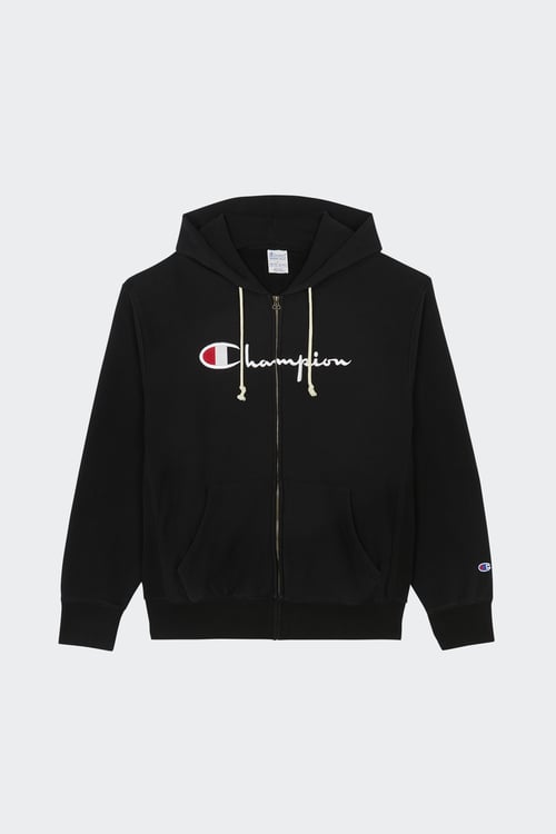 CHAMPION Hoodie zippé Noir