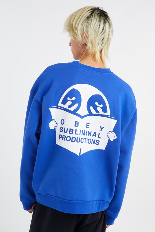 OBEY Sweatshirt Bleu
