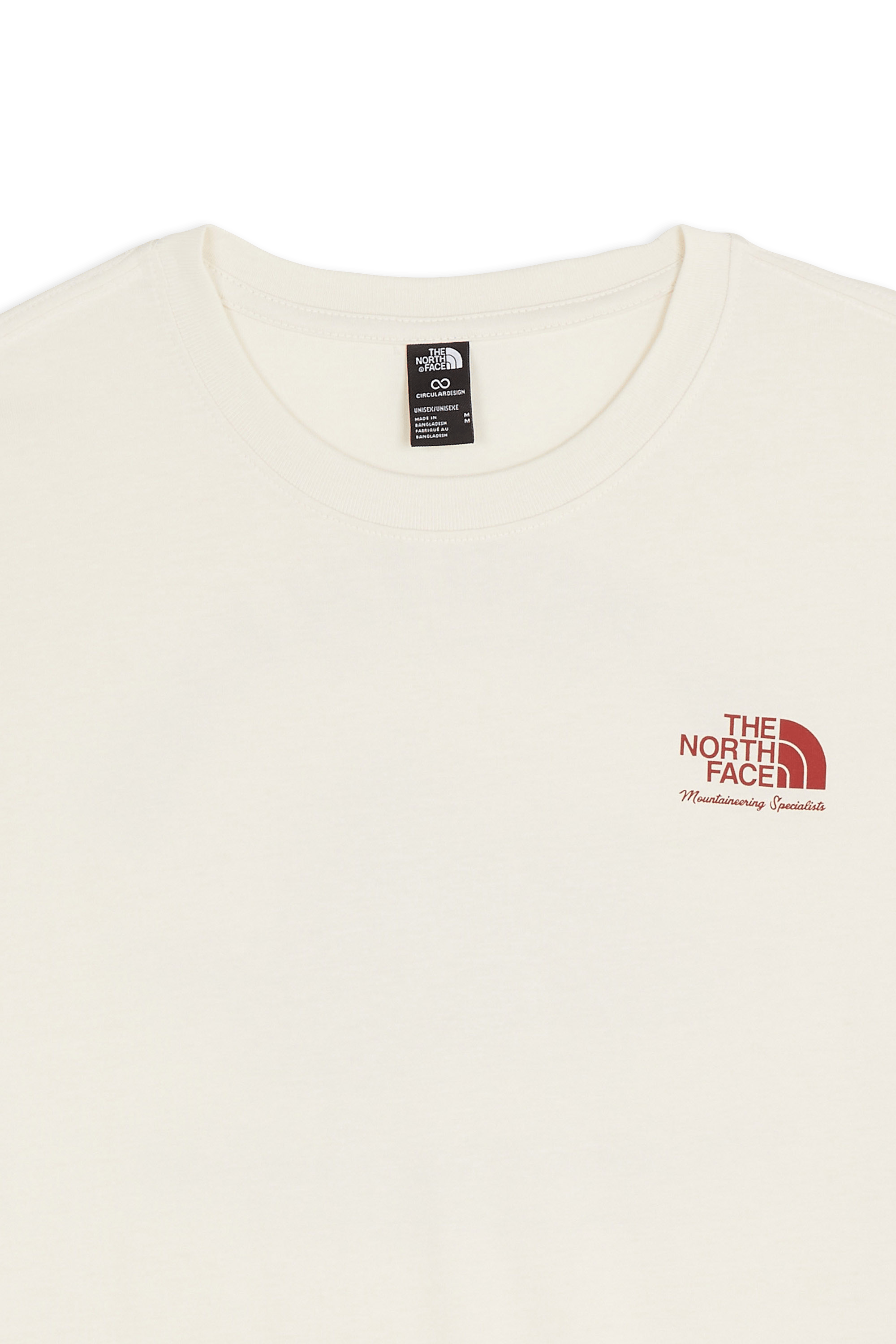Regular-fit round-neck cotton T-shirt | White THE NORTH FACE Men