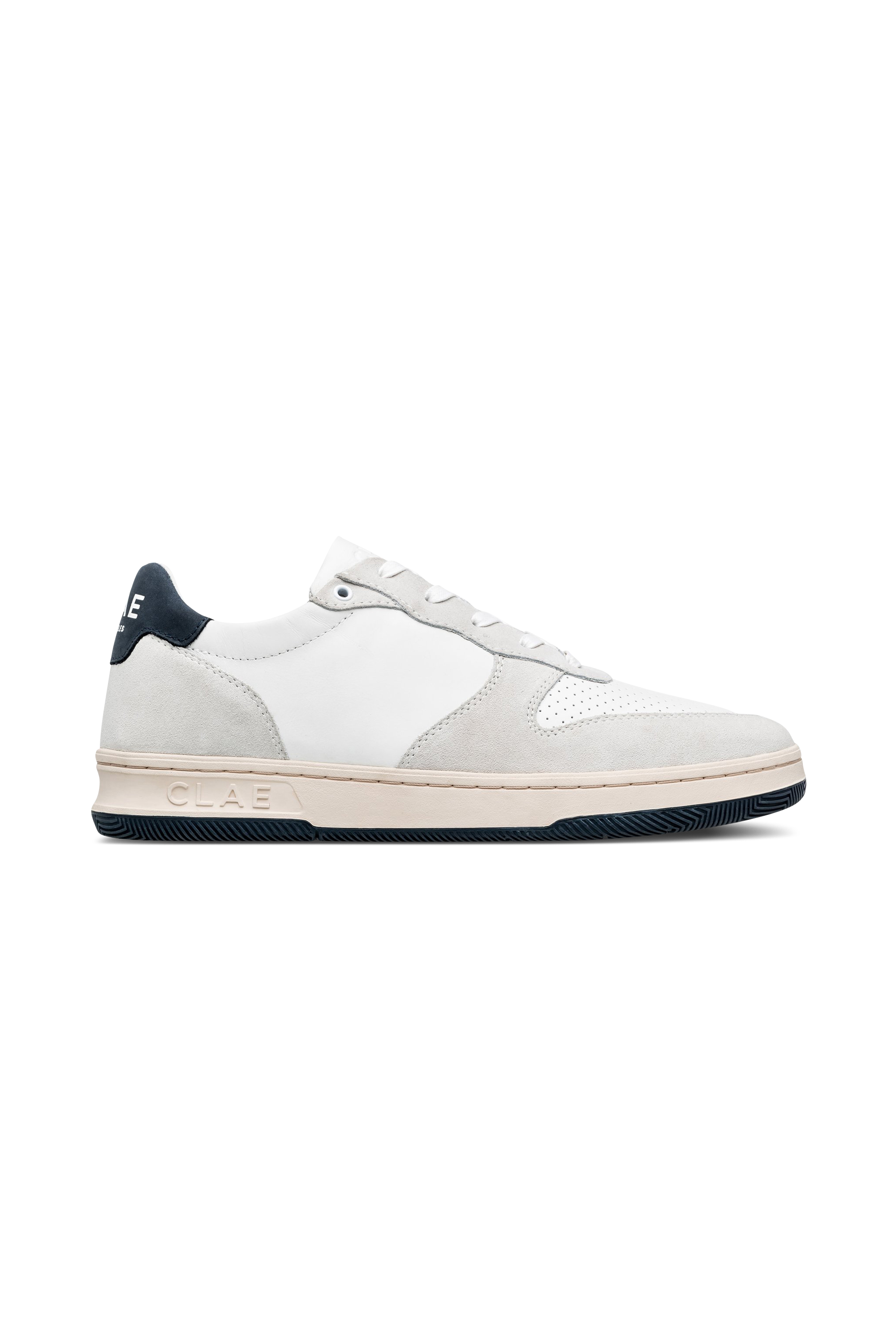 Low-top leather sneakers White