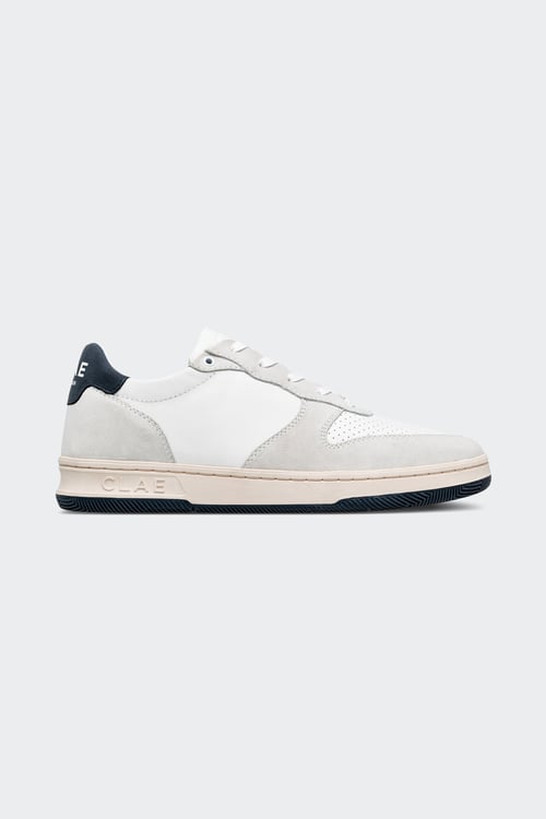 CLAE Baskets basses en cuir Blanc