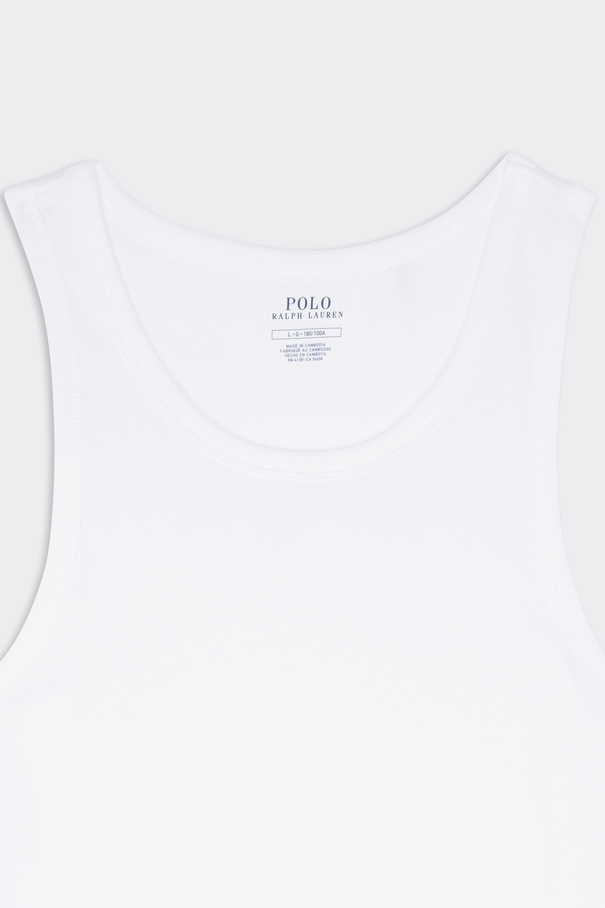 Lot de 2 débardeurs classiques | Blanc by POLO RALPH LAUREN  Lot de 2 débardeurs classiques Blanc