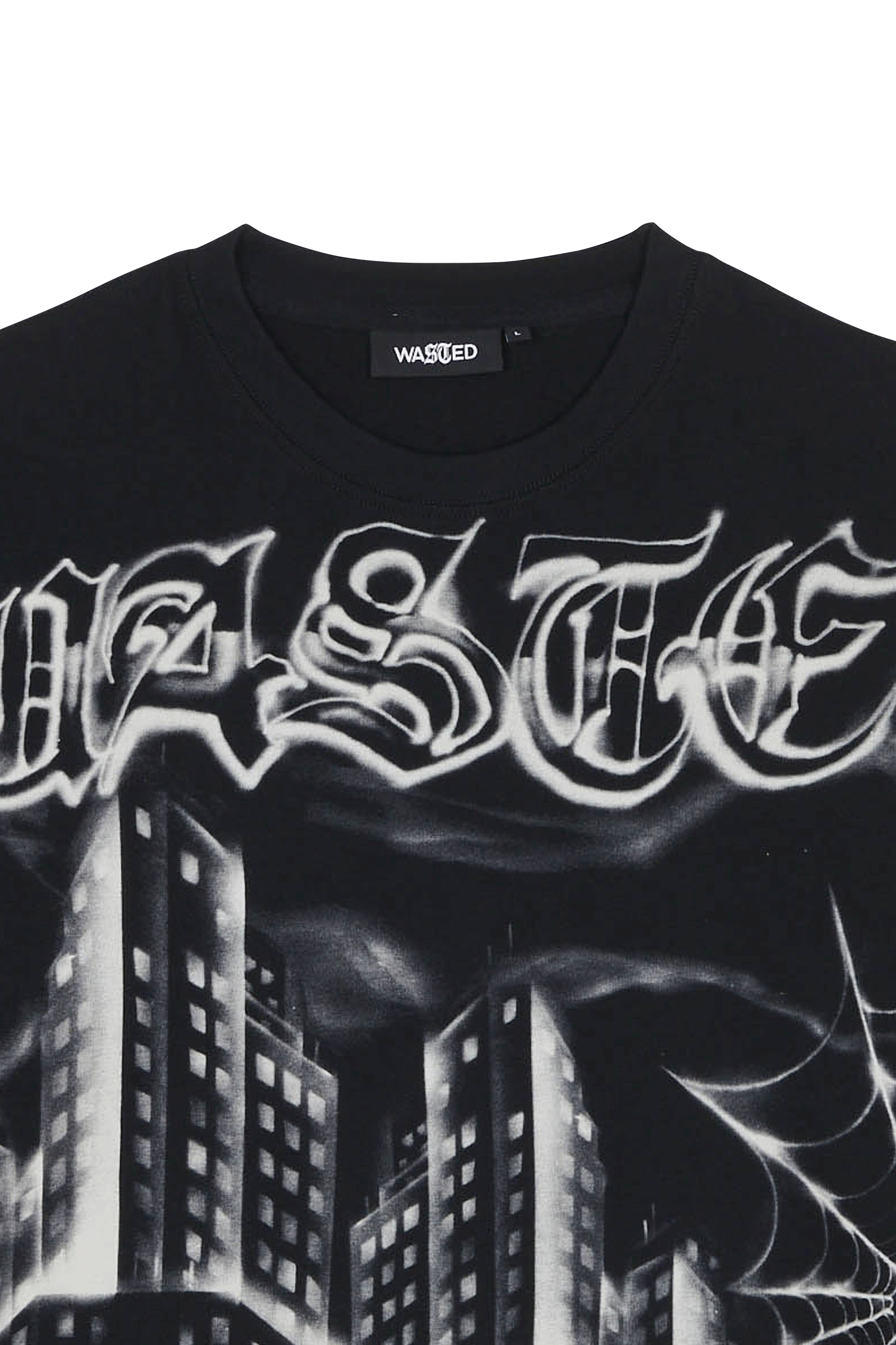T-shirt | Noir WASTED Homme