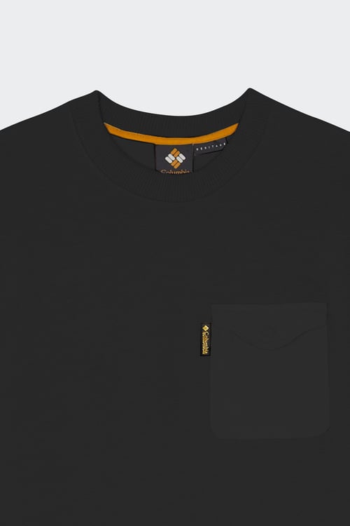 COLUMBIA Regular-fit round-neck cotton T-shirt Black