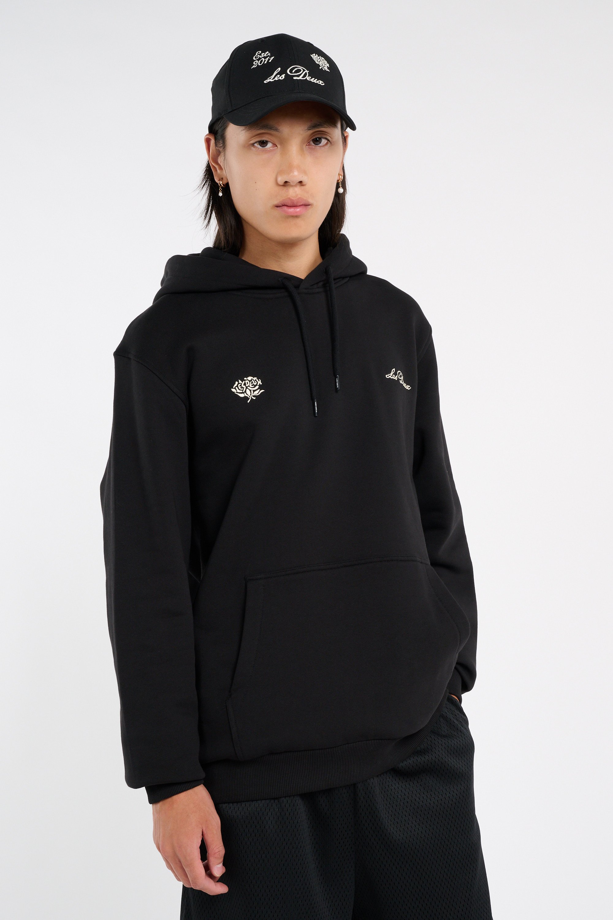 Sweat à capuche | Noir LES DEUX Homme