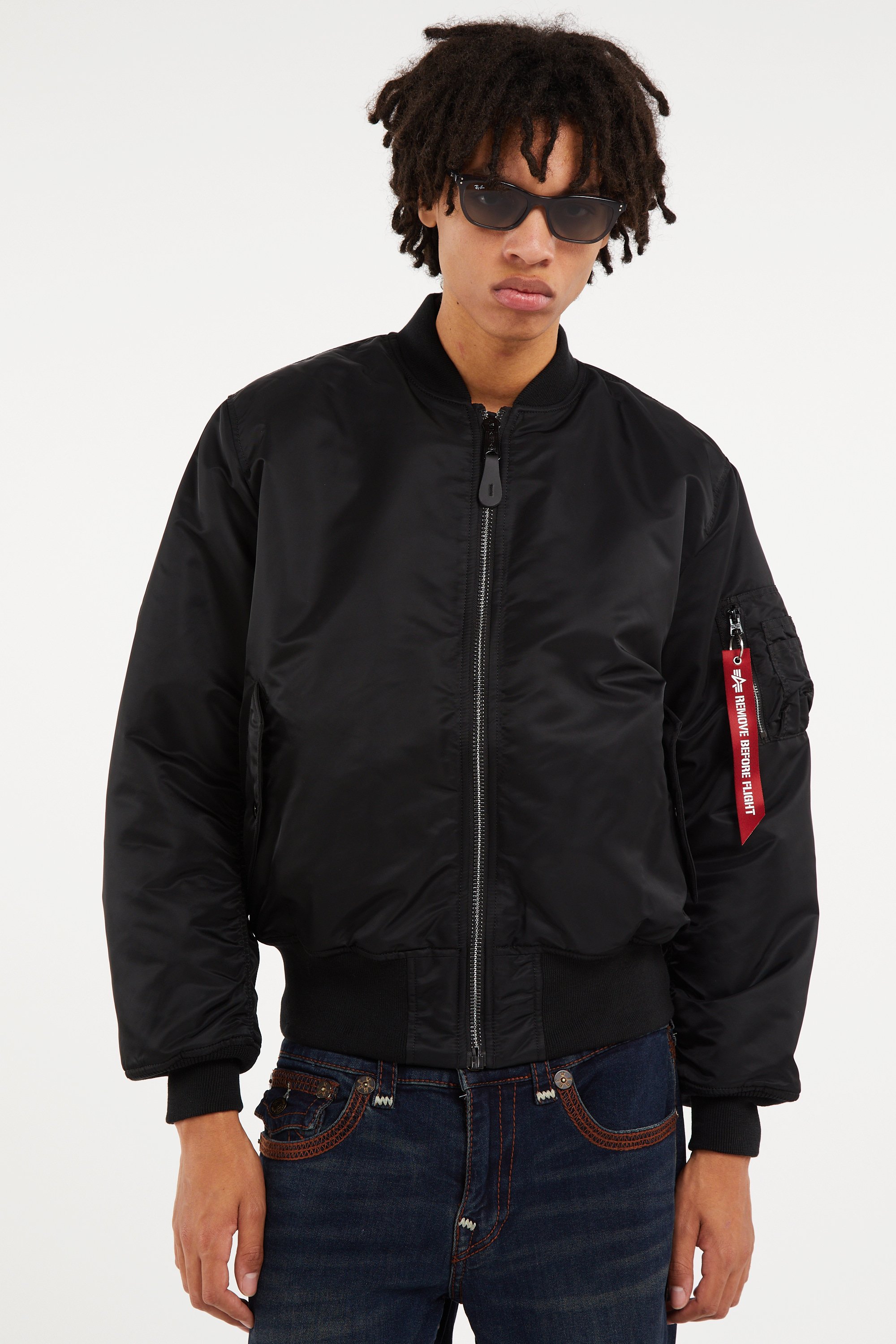 Bomber jacket | Black ALPHA INDUSTRIES Men