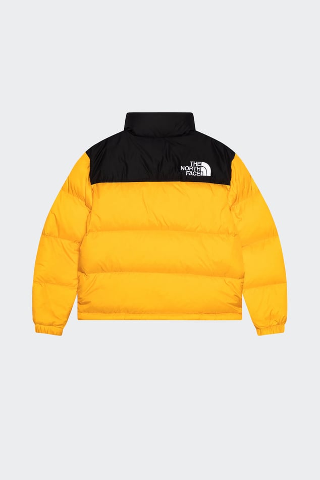 ParallaxShops Man open over top of tee shirt or fastened if weather chilly Puffer Jacket Yellow The North Face