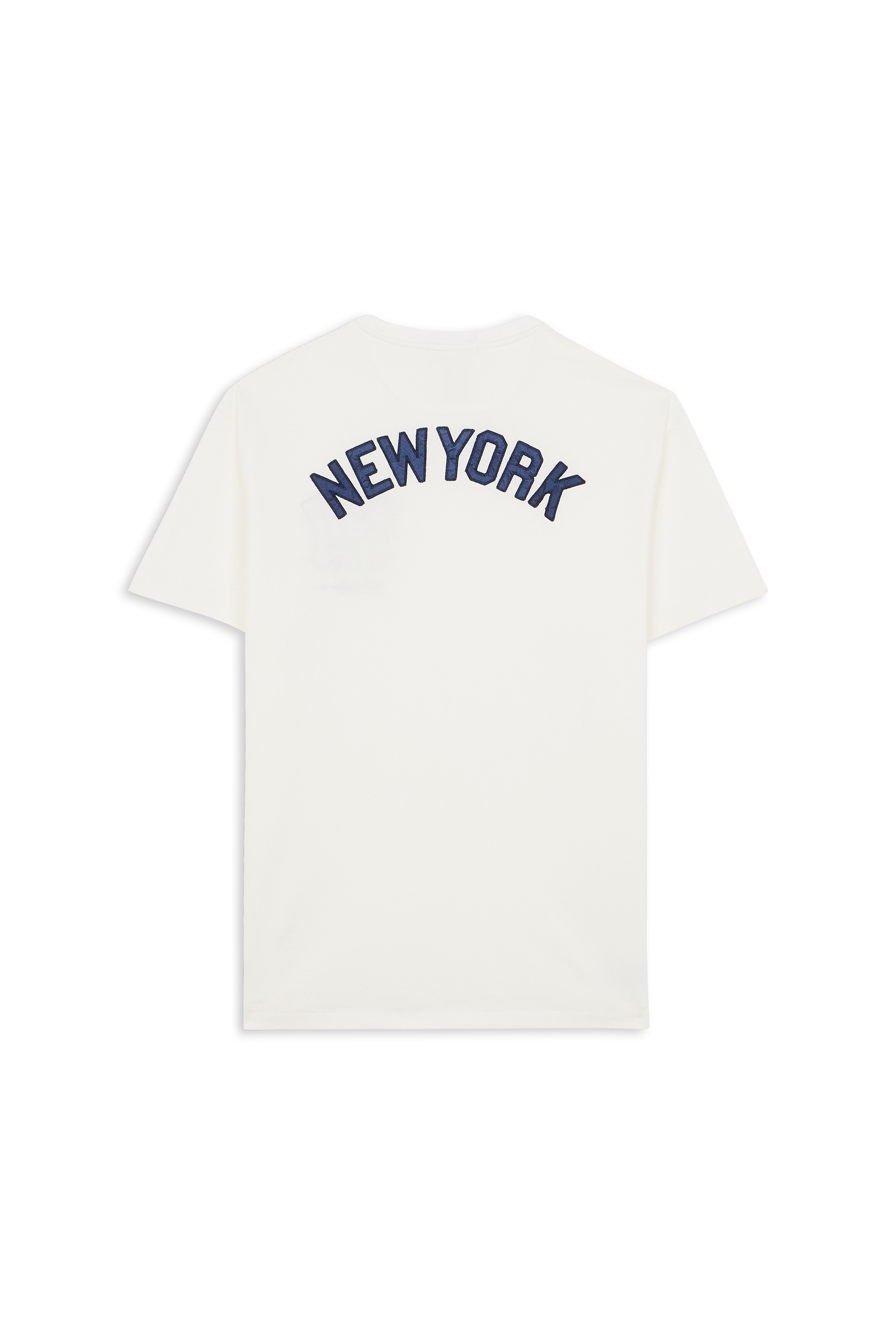 Regular-fit round-neck cotton T-shirt Beige