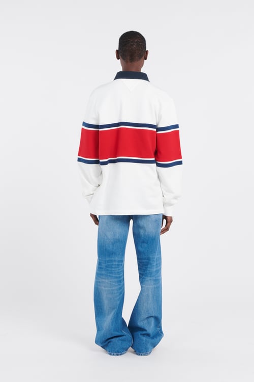 TOMMY JEANS Polo Blanc
