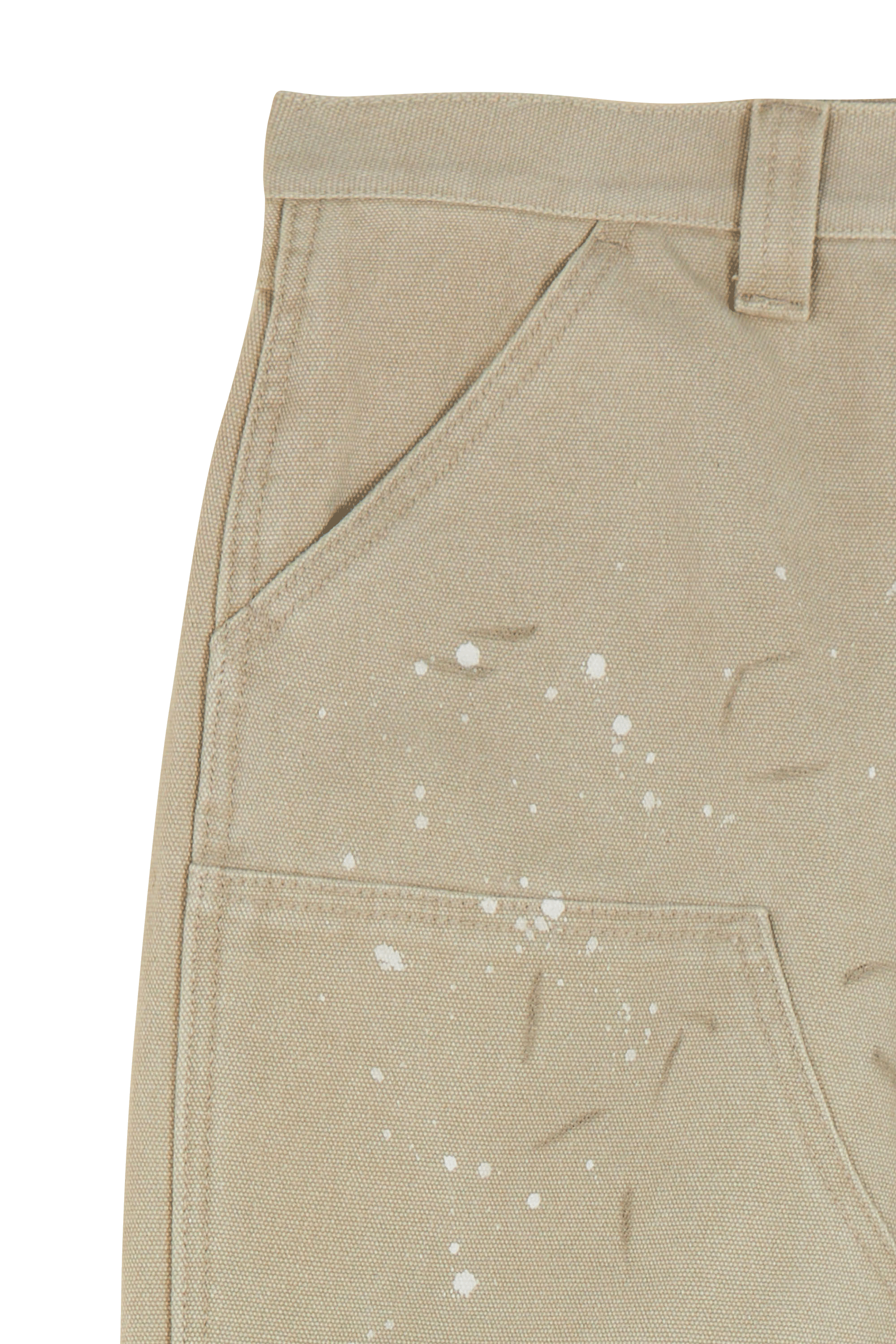 Pantalon Washed double knee work Beige Lost Management
