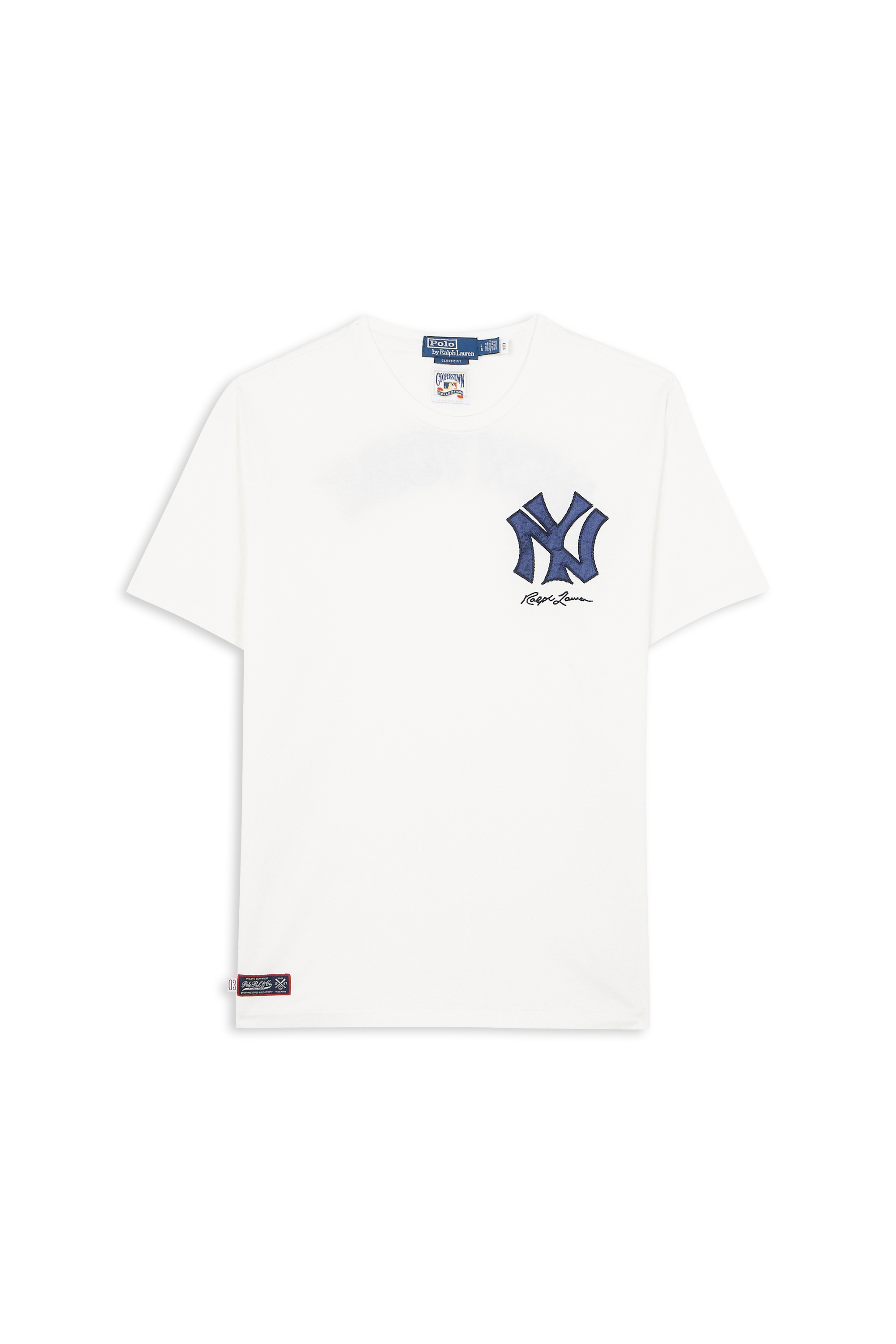 Regular-fit round-neck cotton T-shirt Beige