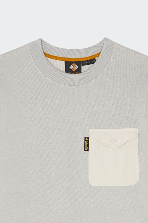COLUMBIA Regular-fit round-neck cotton T-shirt Beige
