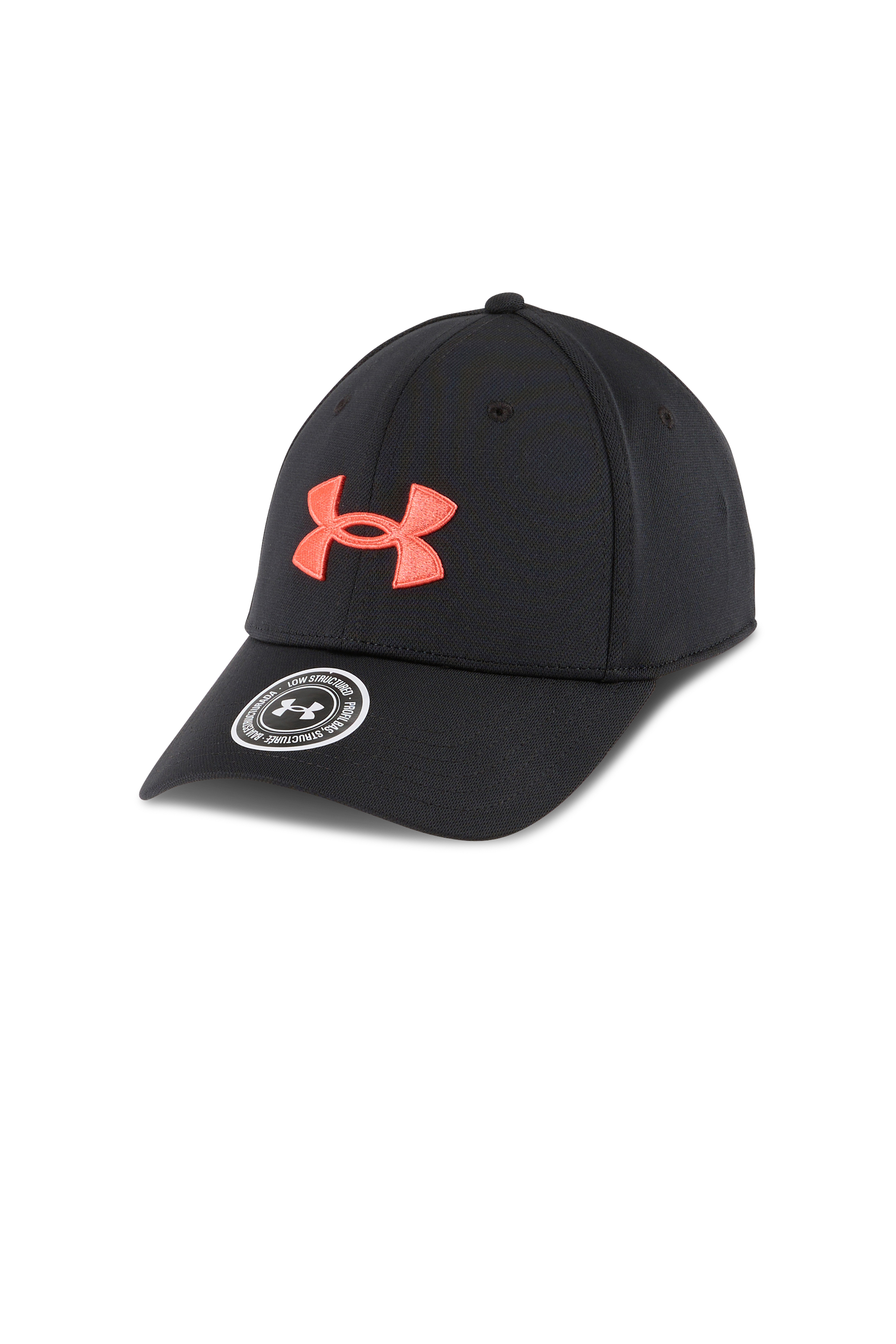 Casquette M BLITZING LOW STR Black / venom red