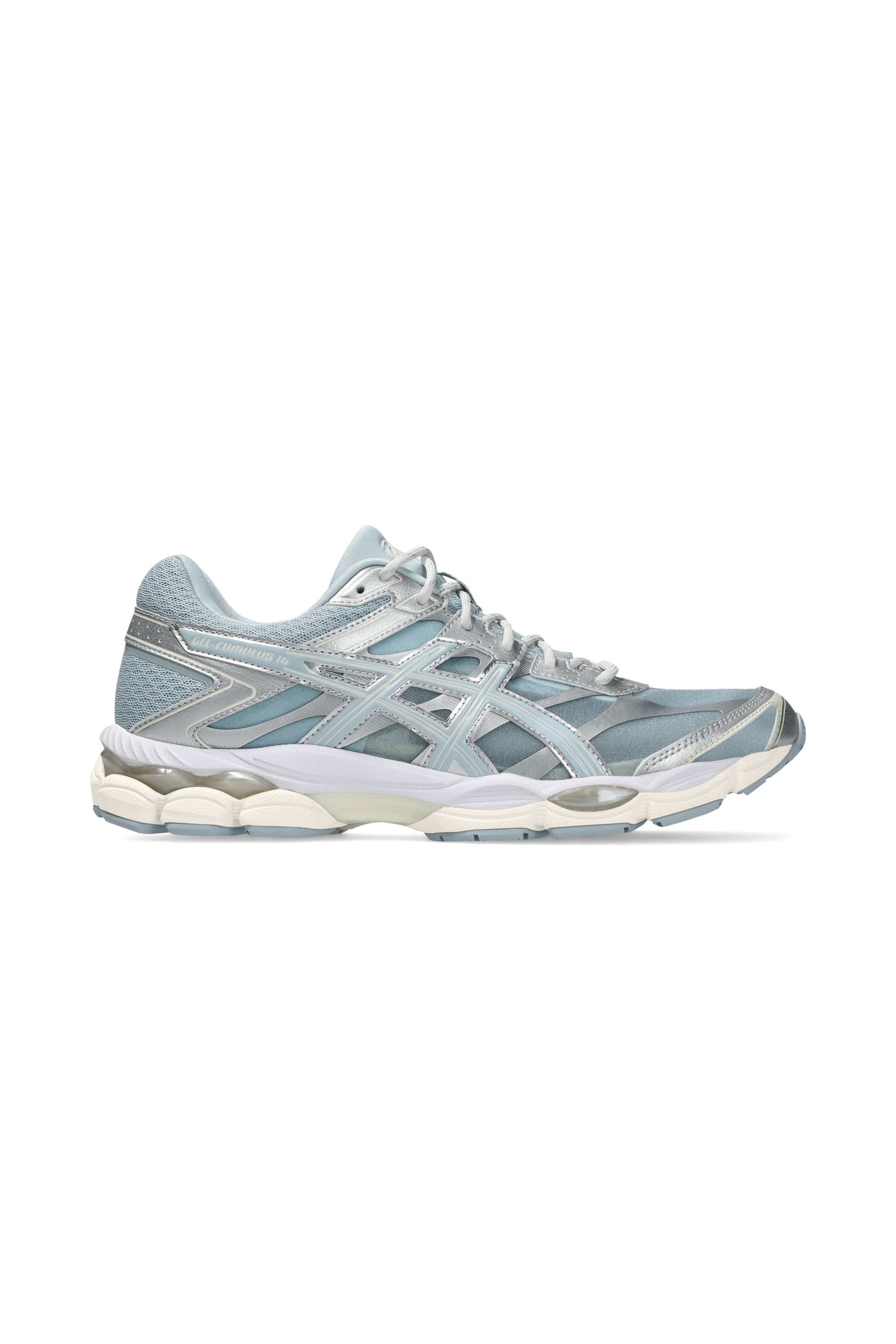 Men?s Storm 96 LO fabric and leather sneakers GEL-CUMULUS 16 Storm cloud-pure silver