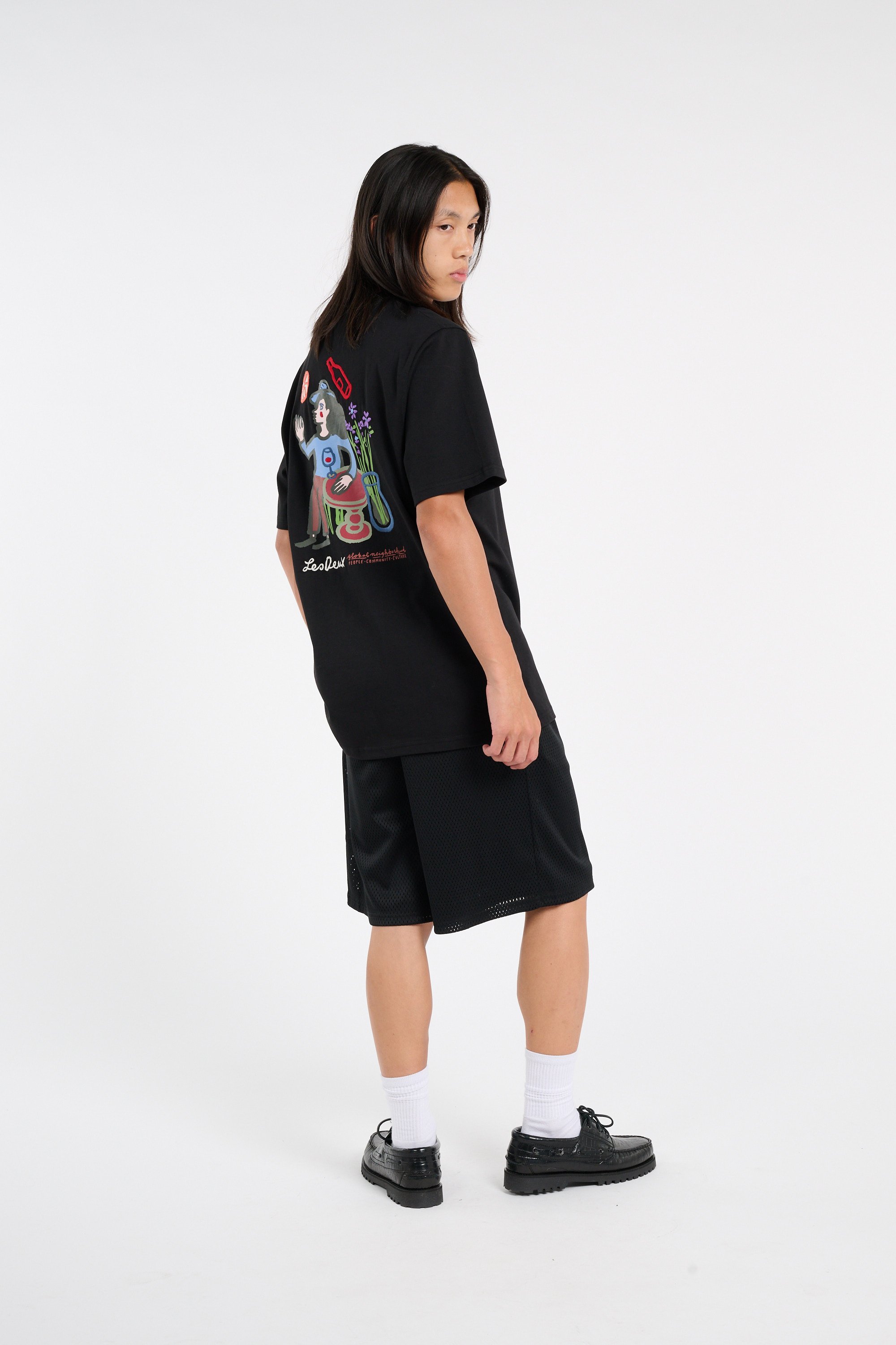 T-shirt | Noir LES DEUX Homme