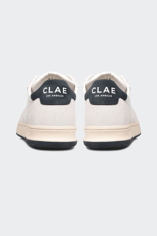 CLAE Baskets basses en cuir Blanc