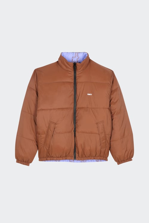 OBEY doudoune Marron