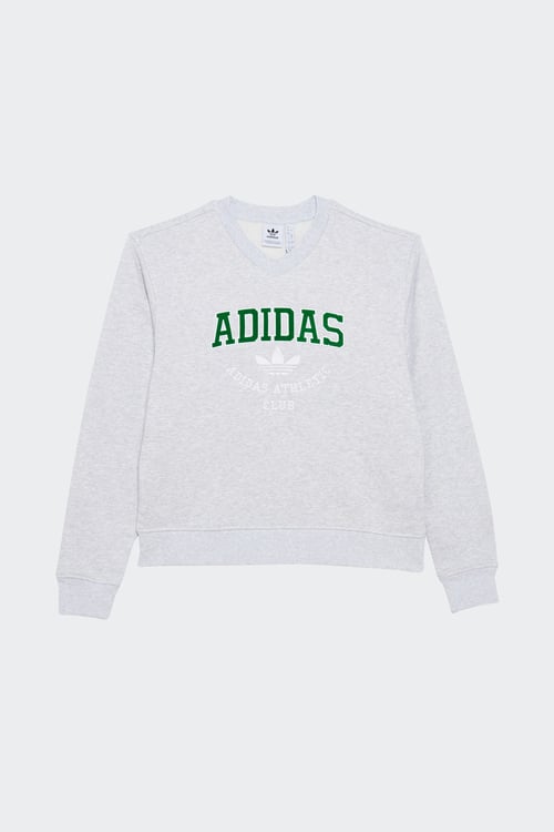Pull gris adidas femme sales