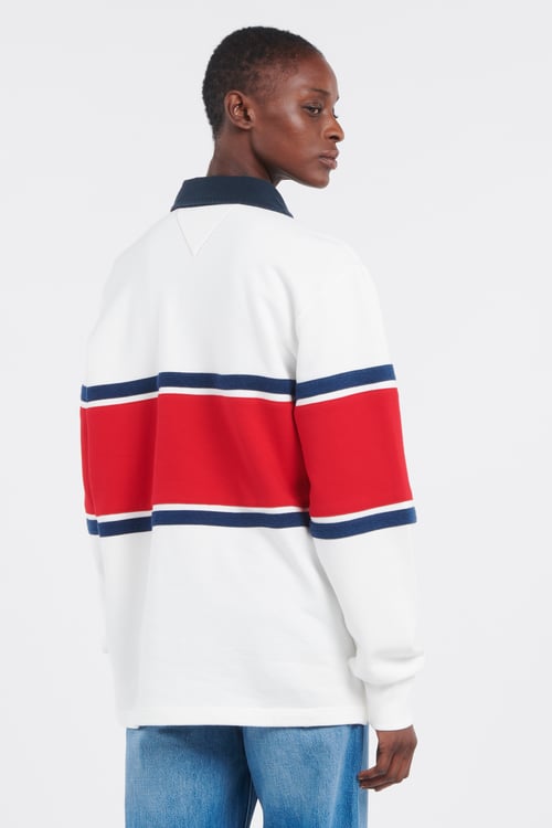 TOMMY JEANS Polo Blanc