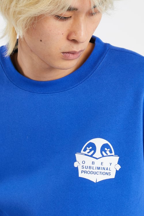 OBEY Sweatshirt Bleu