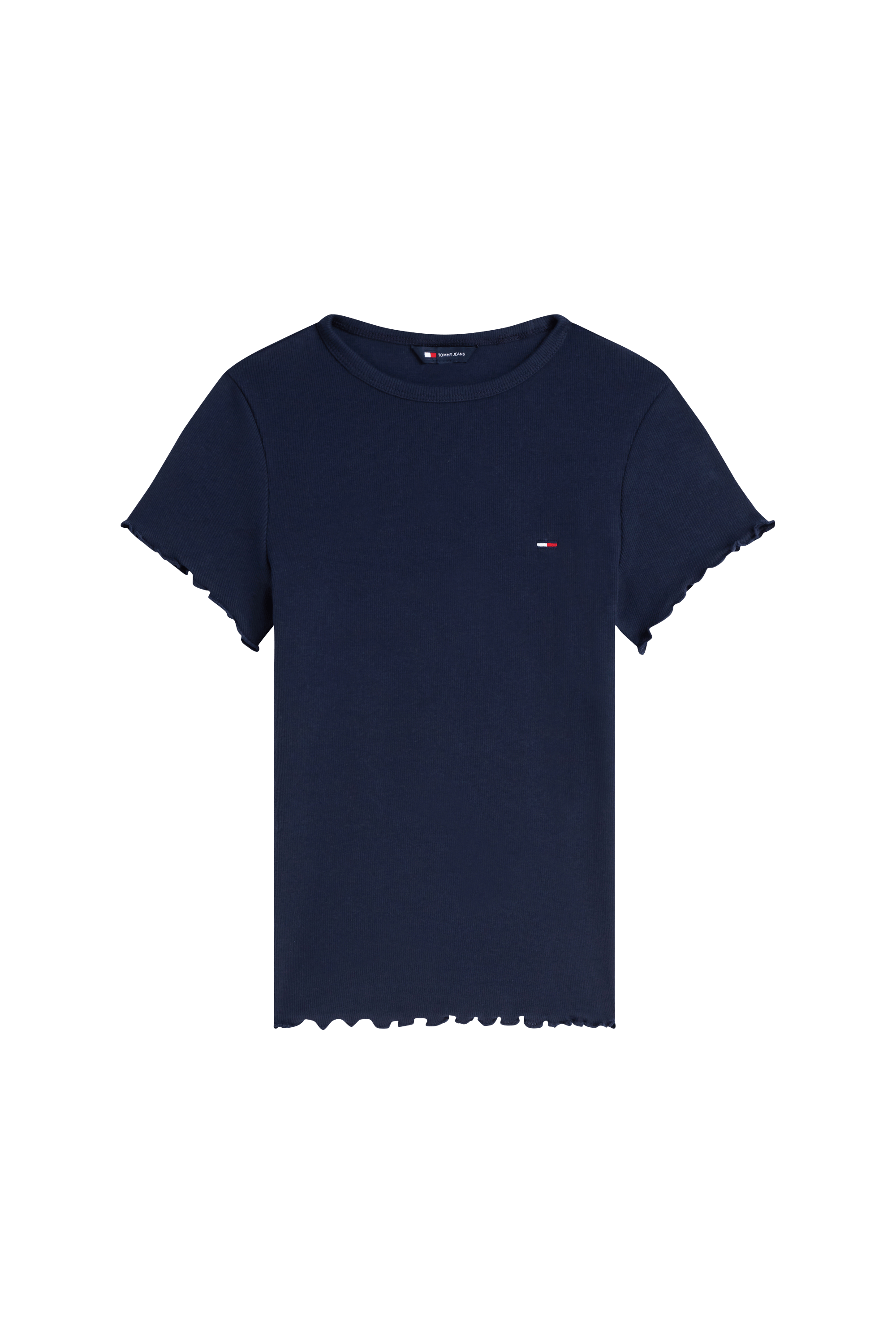 Regular-fit round-neck cotton T-shirt TOMMY JEANS Blue