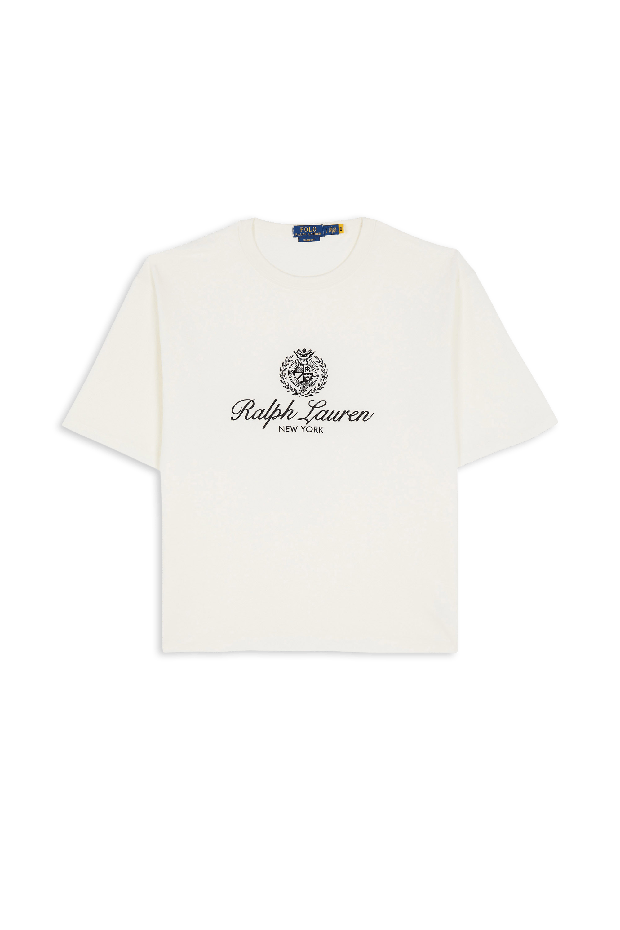 Regular-fit round-neck cotton T-shirt POLO RALPH LAUREN White
