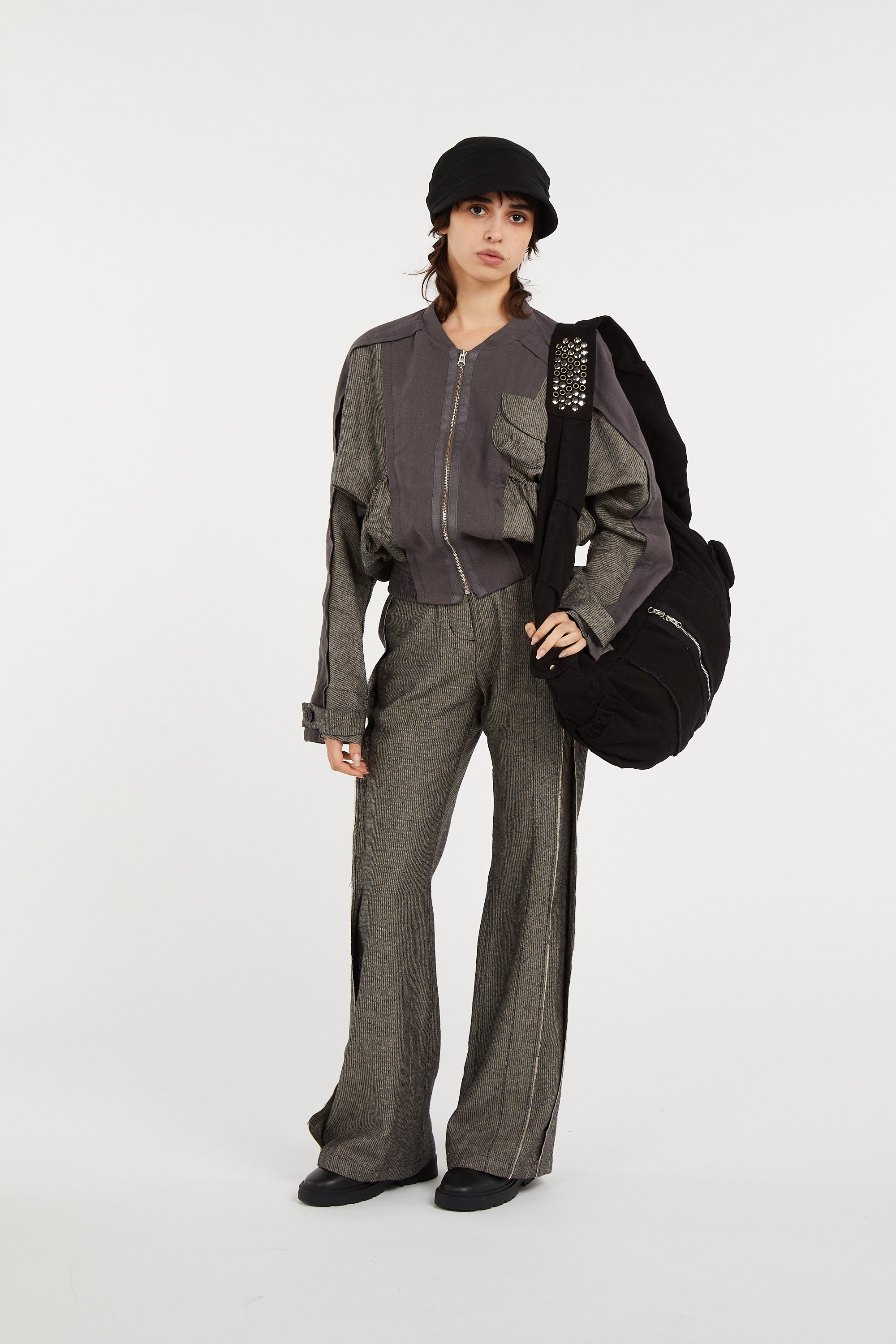 Pantalon OPEN YY Marron