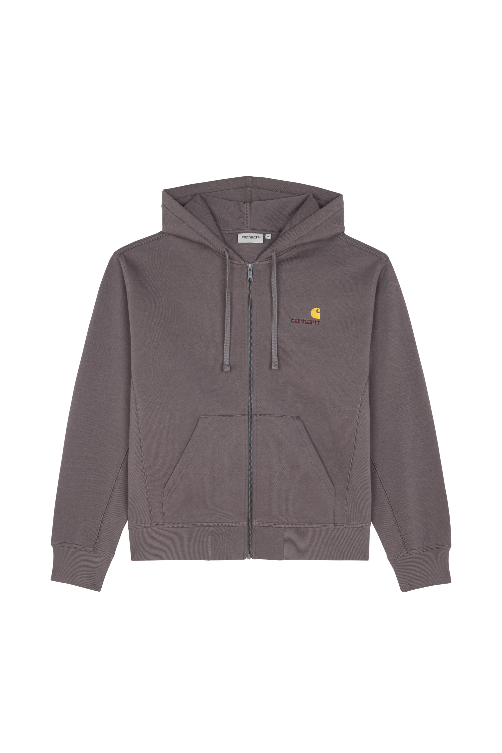 Sweatshirt zippé Hooded American Script Porphyry