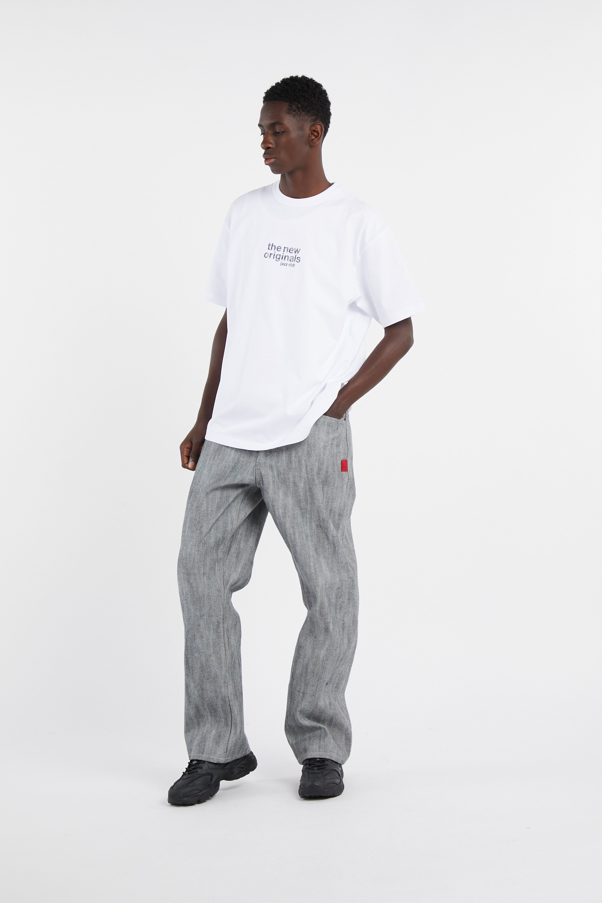 Regular-fit round-neck cotton T-shirt THE NEW ORIGINALS White