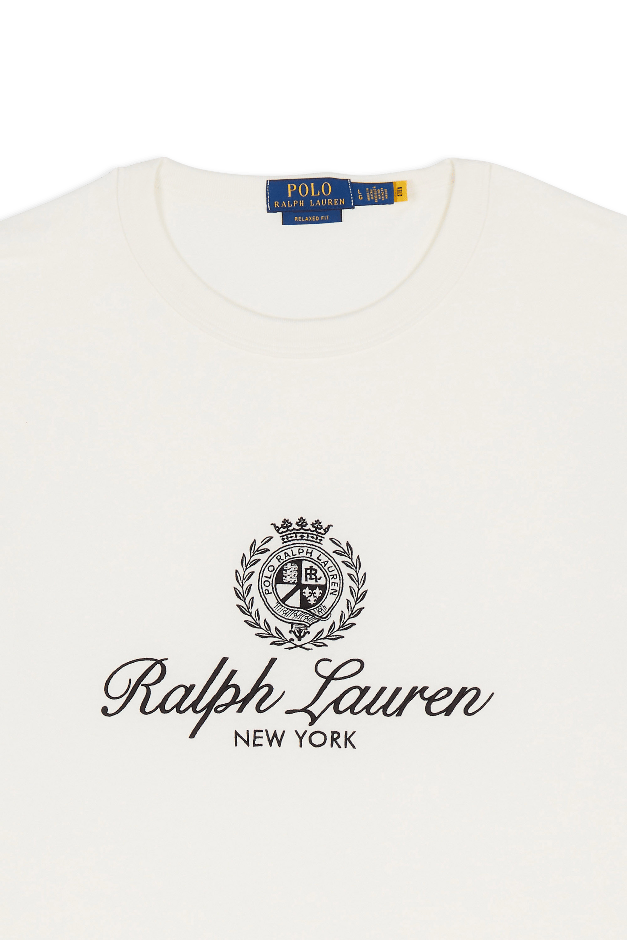 Regular-fit round-neck cotton T-shirt POLO RALPH LAUREN White
