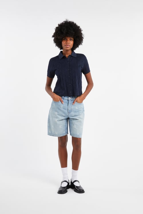 CALVIN KLEIN Polo Bleu