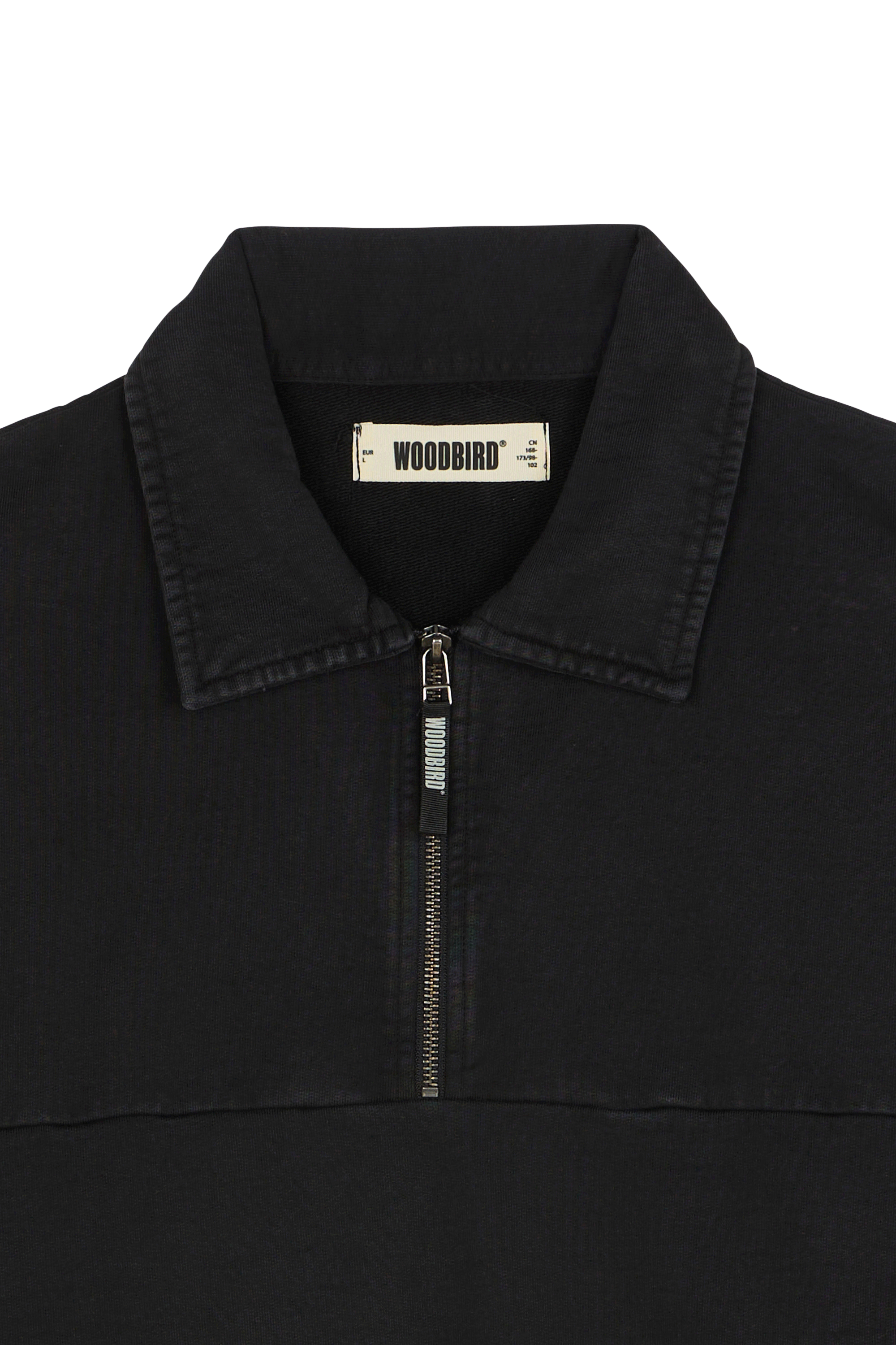 Tommy badge sweatshirt | Black WOODBIRD Men