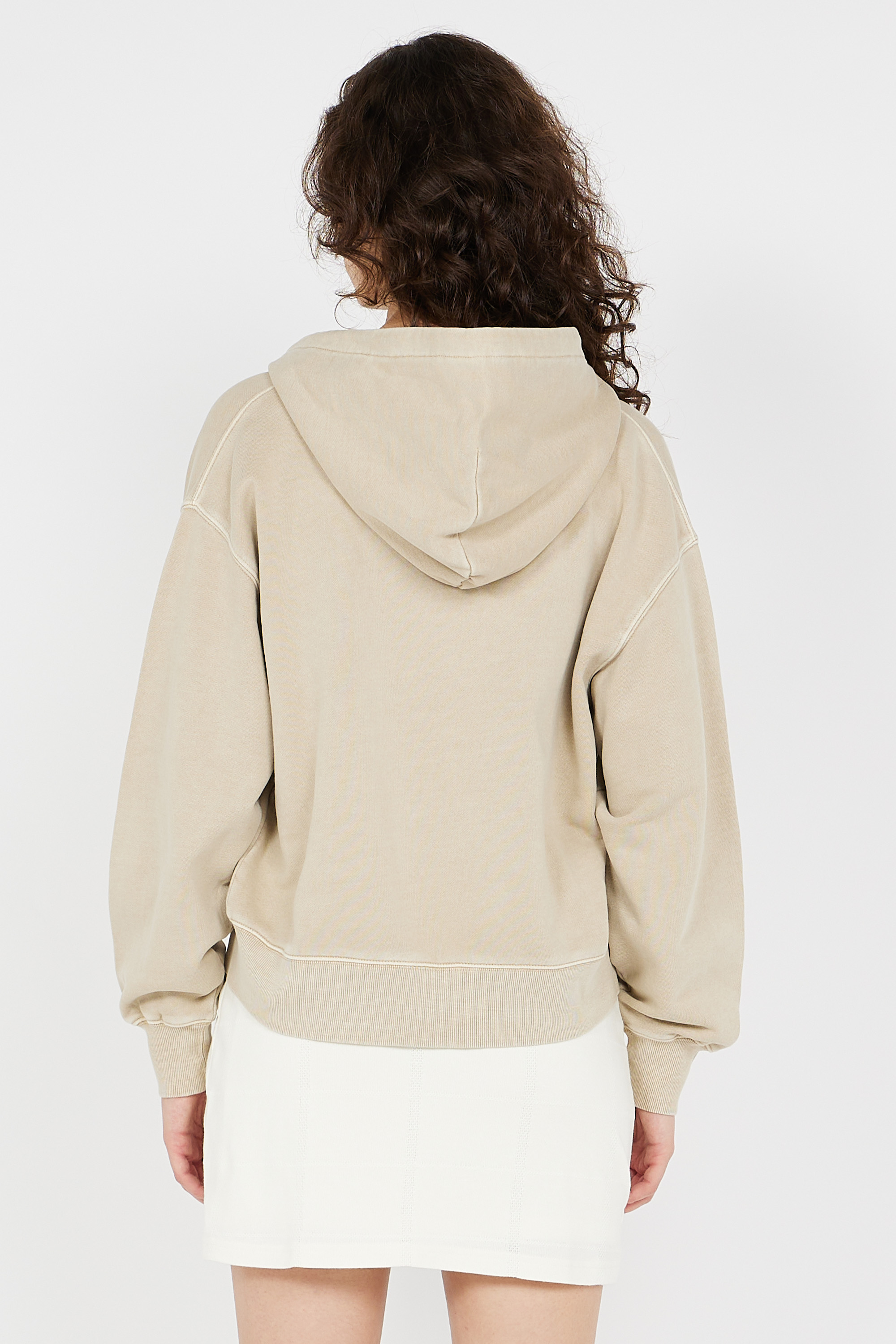 Zip-up hoodie Beige