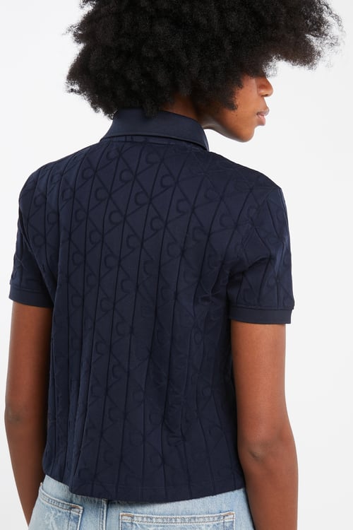 CALVIN KLEIN Polo Bleu