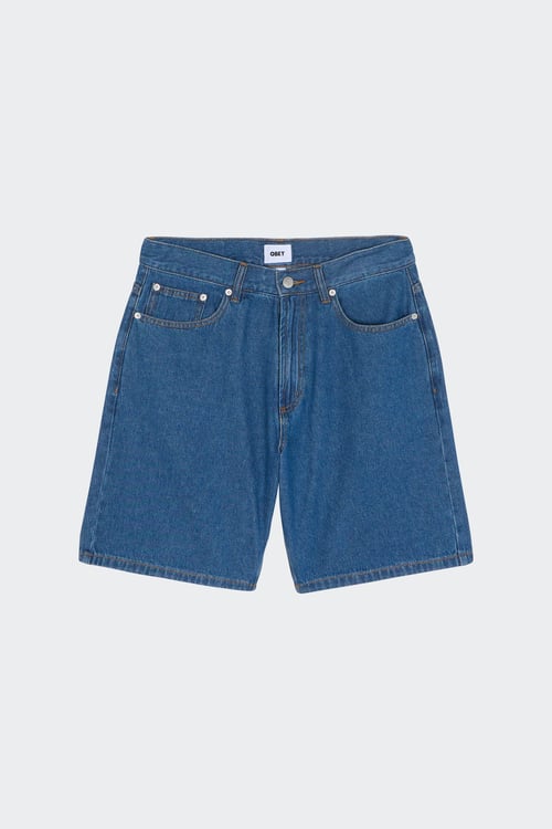 Obey - Short - Taille 30 Bleu homme
