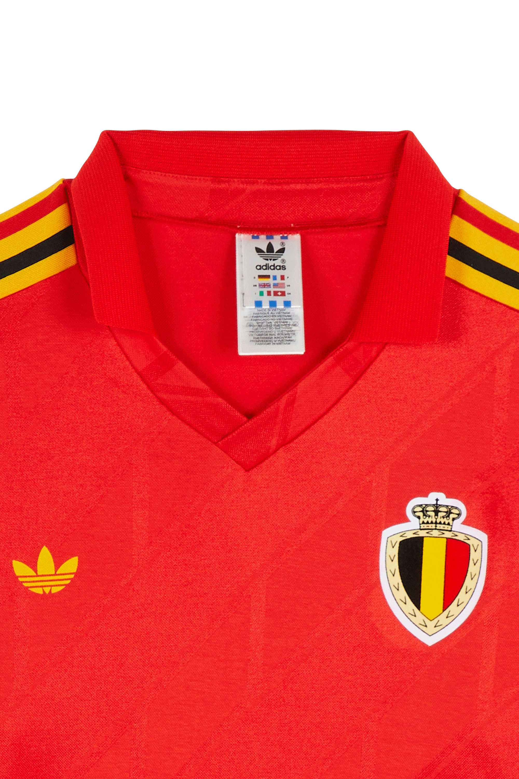 Maillot domicile Belgique 1986 | Rouge ADIDAS Homme