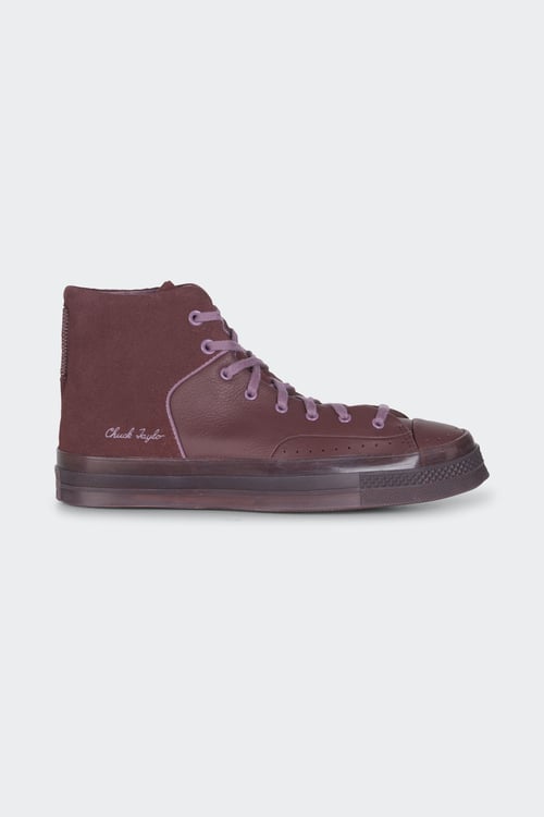 Converse cuir best sale marron homme