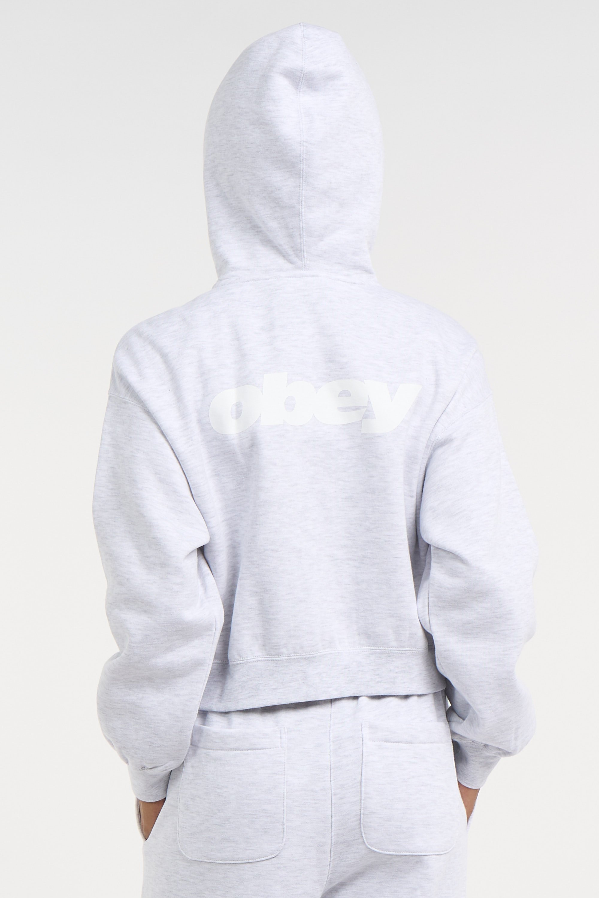 Hoodie zippé Gris