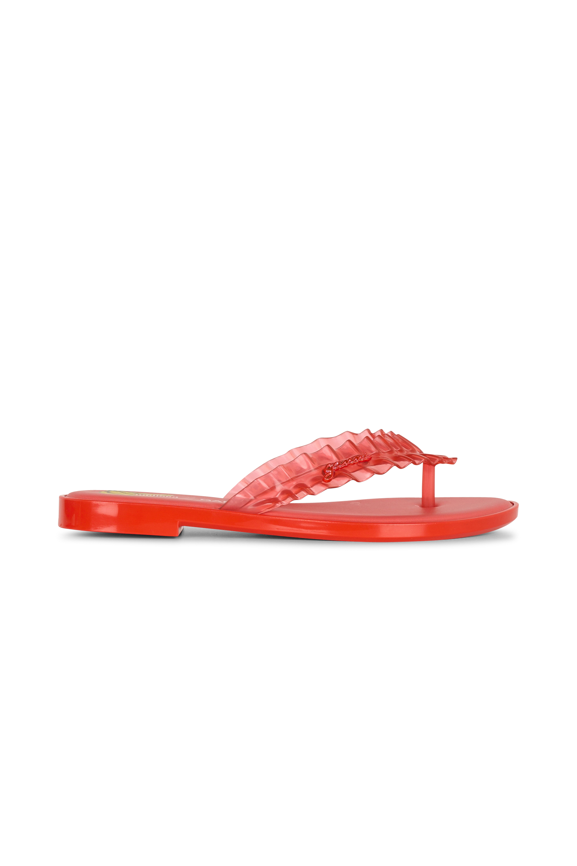 Tongs Melissa x Ganni Red