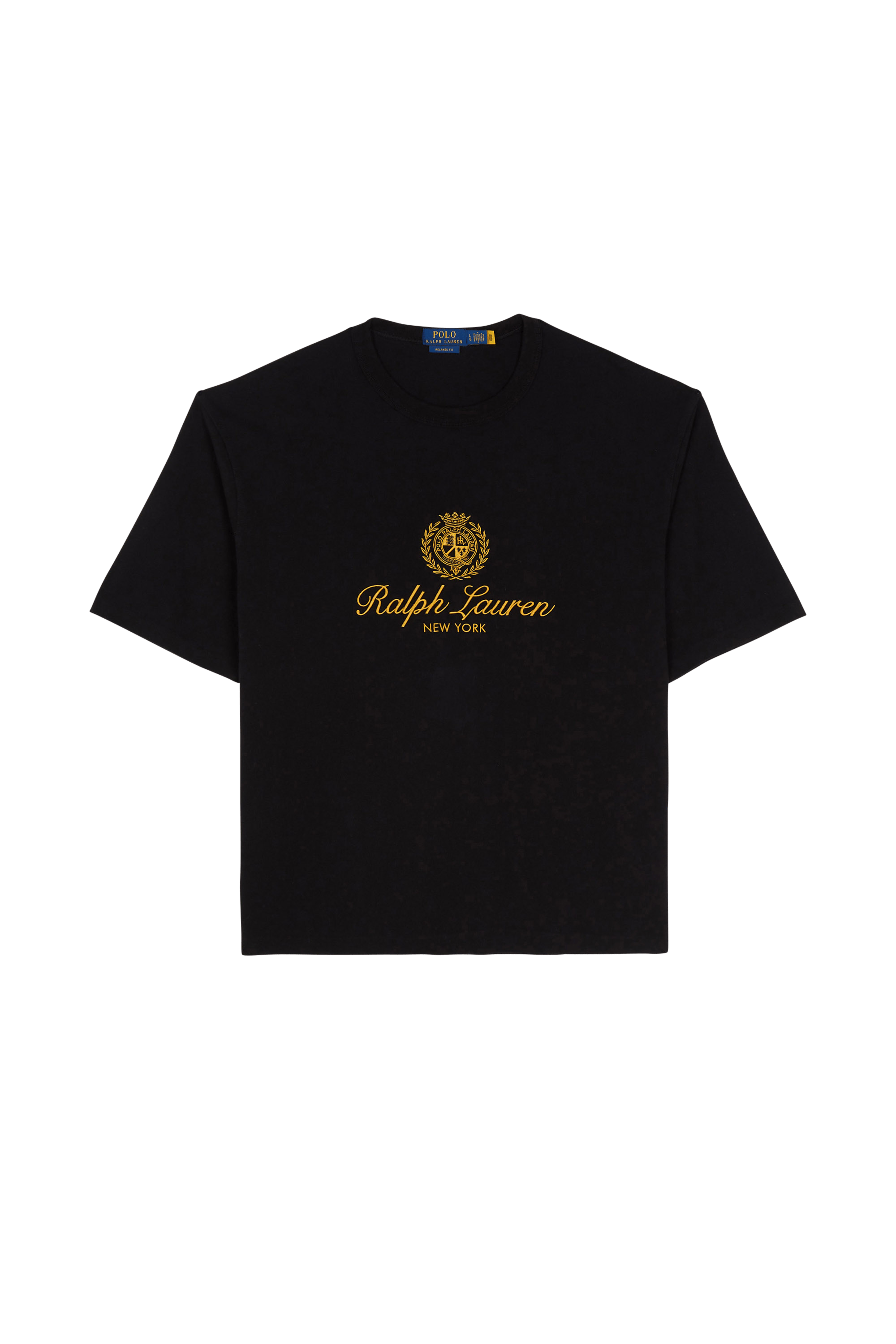 Regular-fit round-neck cotton T-shirt POLO RALPH LAUREN Black