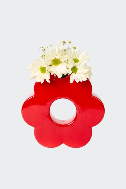 DOIY Vase Rouge