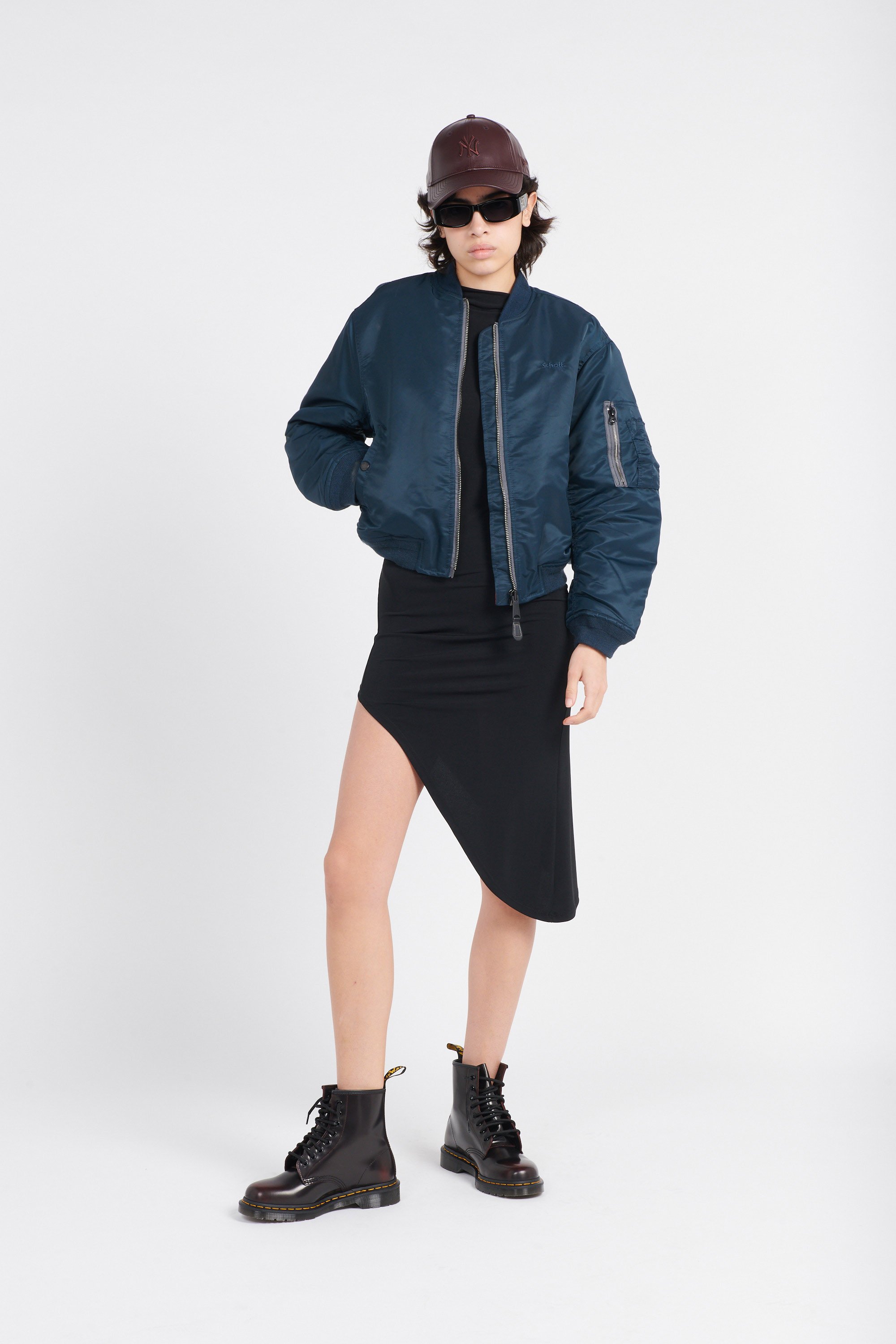 Bomber SCHOTT Bleu