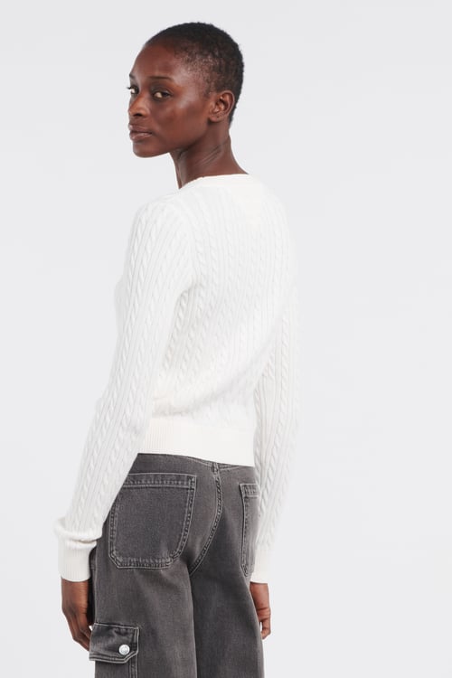 TOMMY JEANS Sweater White