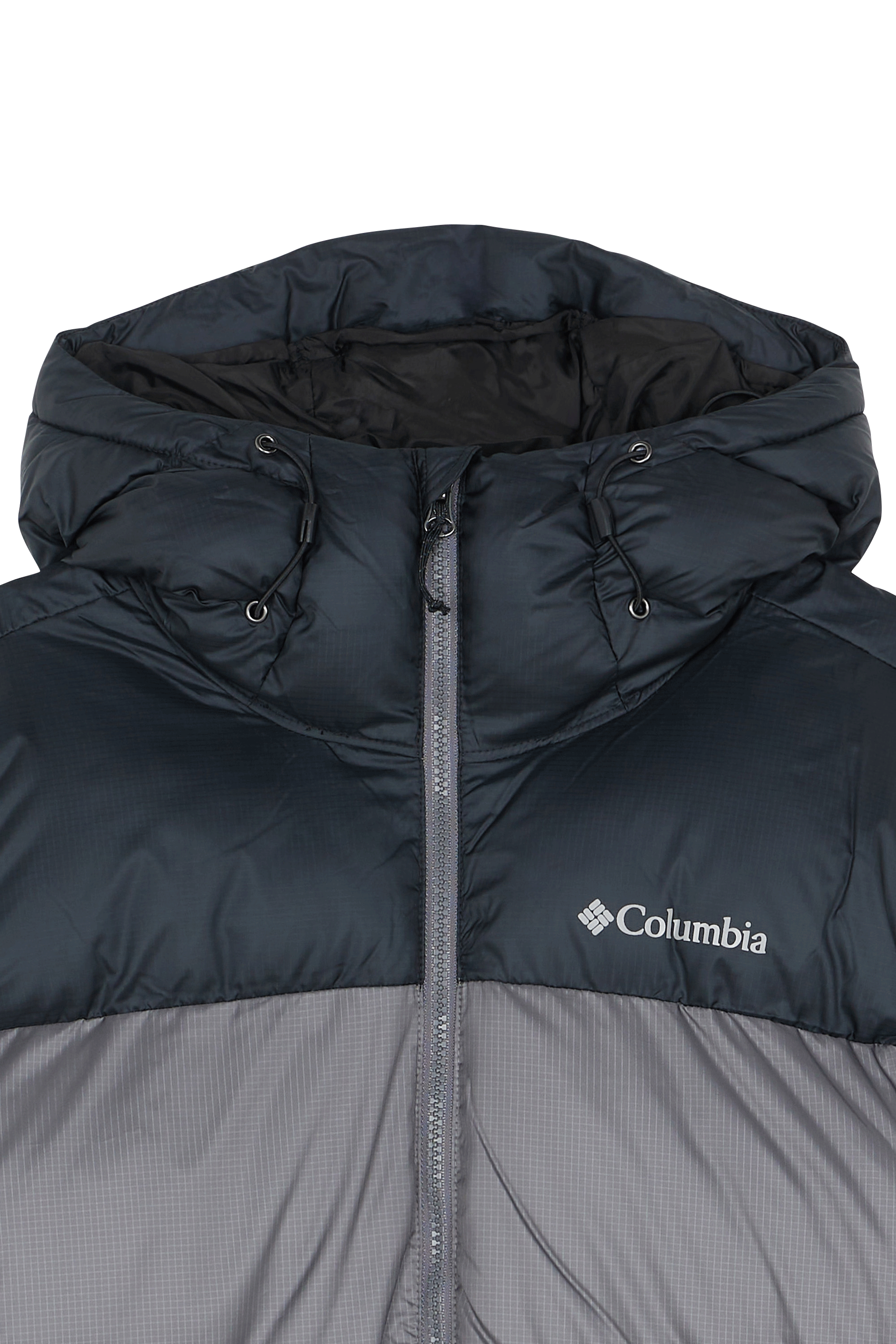 Lightweight quilted padded jacket with high neck Grey