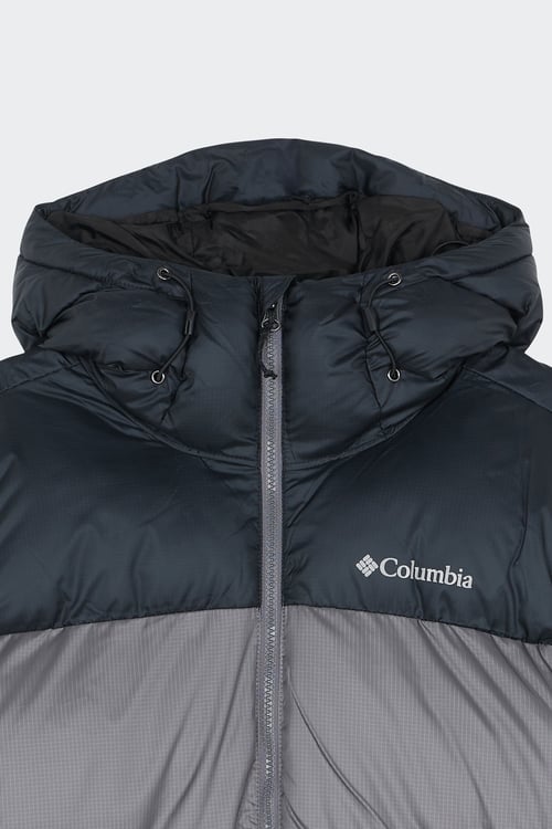 COLUMBIA Lightweight quilted padded jacket with high neck Grey